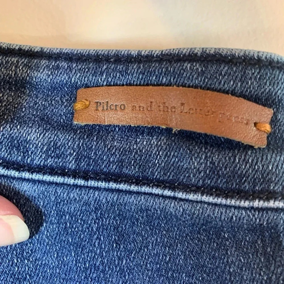 Pilcro and the Letterpress Anthropologie High Rise Distressed Skinny - Picture 5 of 6